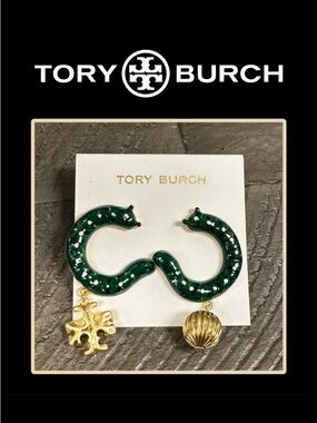 TORY BURCH Mismatched Caterpillar Earrings RARE